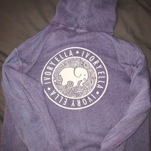ivory ella purple/blue sweatshirt